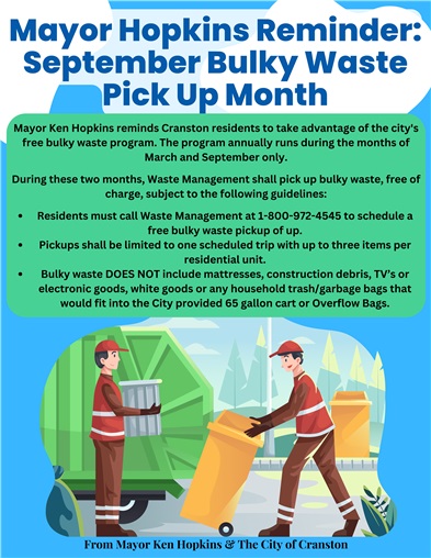 September Bulky Waste Month